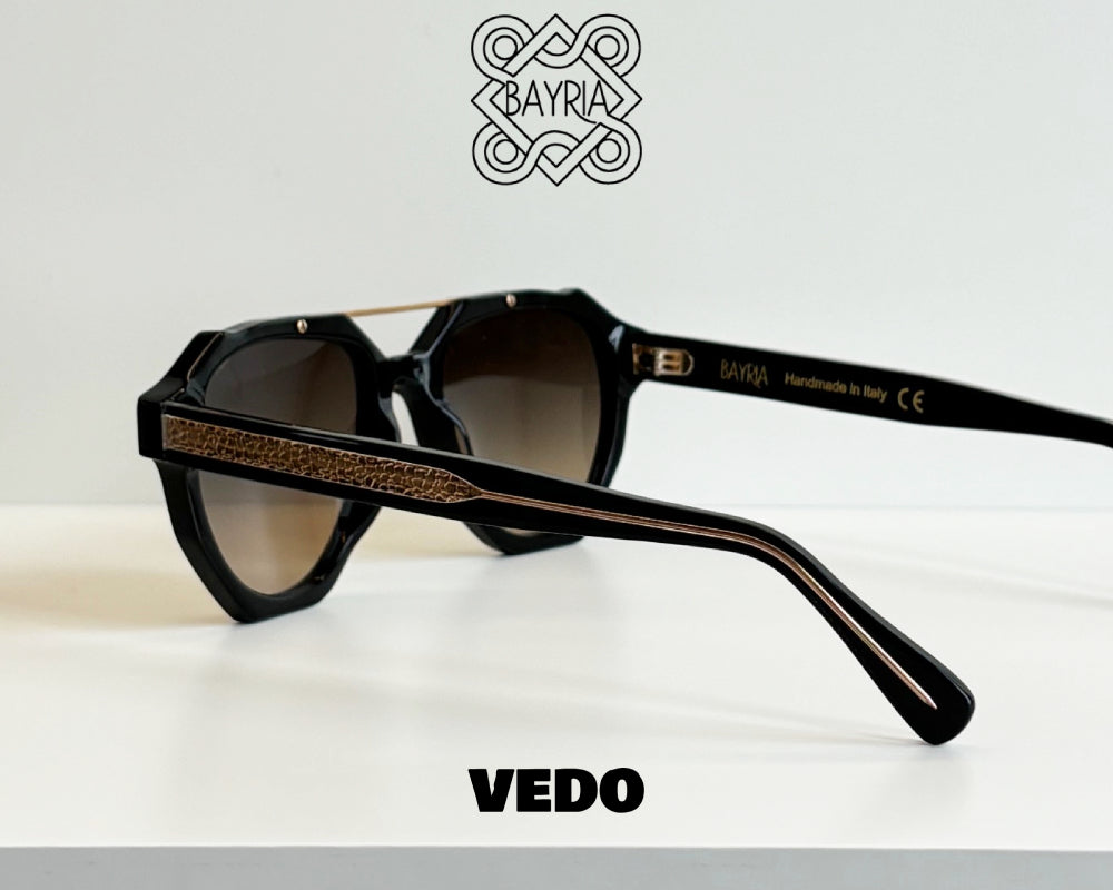 Aviator design sunglasses BAYRIA VARISIUM vedosunglasses.com black