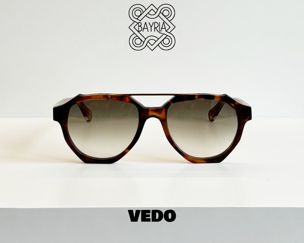 Aviator design sunglasses BAYRIA VARISIUM vedosunglasses.com brown havana