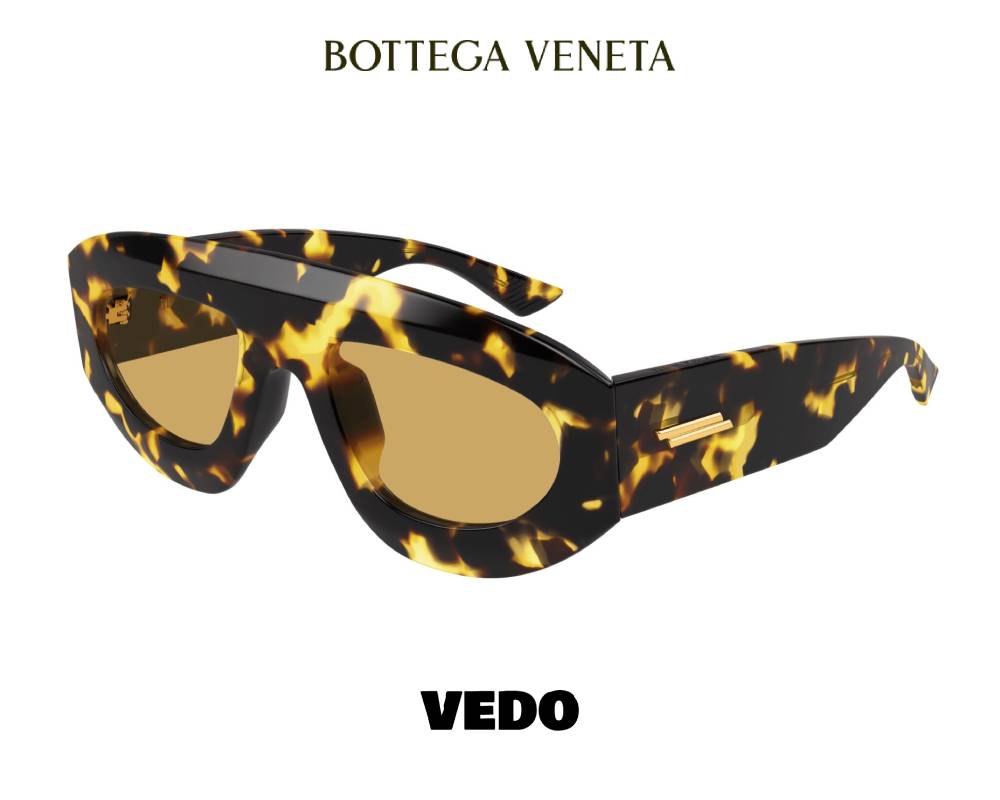 Bottega Veneta BV1358 Ultra-Thin Aviator Sunglasses vedosunglasses.com yellow havana