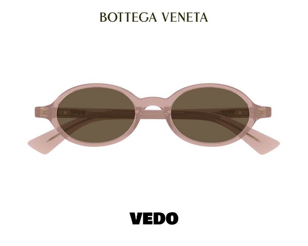 Bottega Veneta BV1388 Narrow Oval Sunglasses vedosunglasses.com sand beige