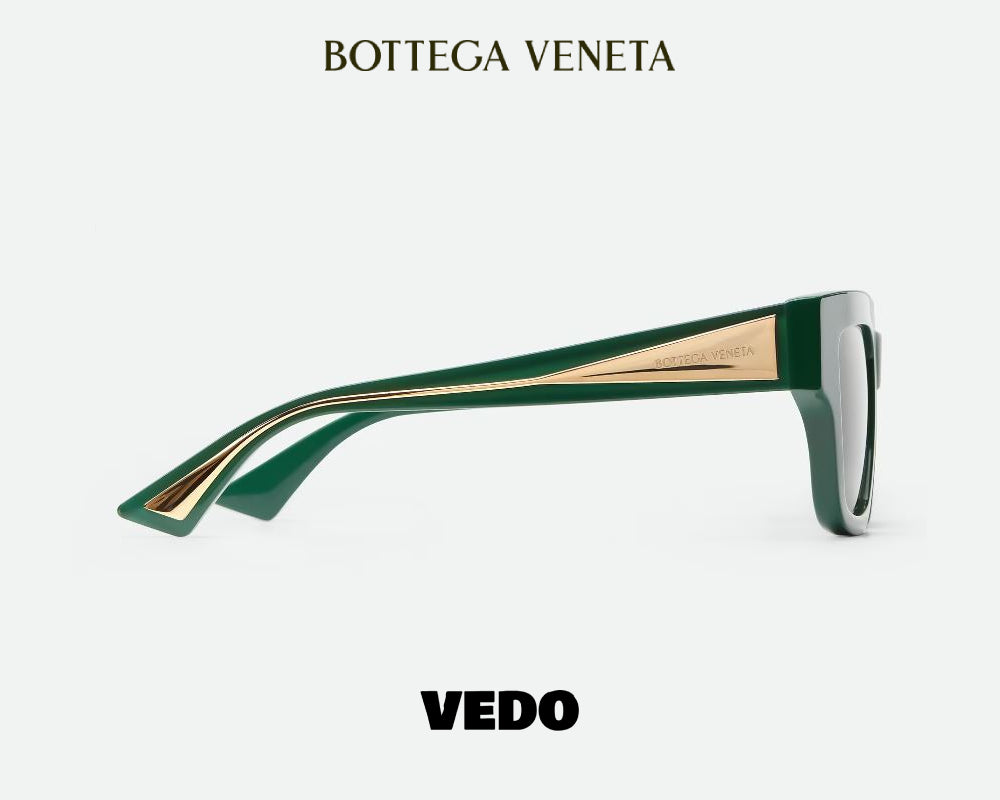 Bottega Veneta Tri-Fold Square Sunglasses BV1276S