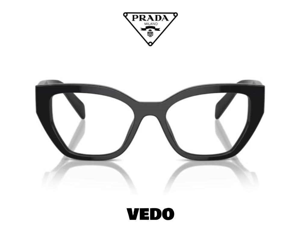 Cat eye bold eyeglasses PRADA A16Vvedosunglasses.com black
