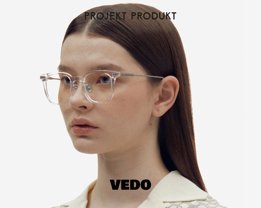 Vintage style titanium eyeglasses PROJEKT PRODUKT FS15 vedosunglasses.com crystal