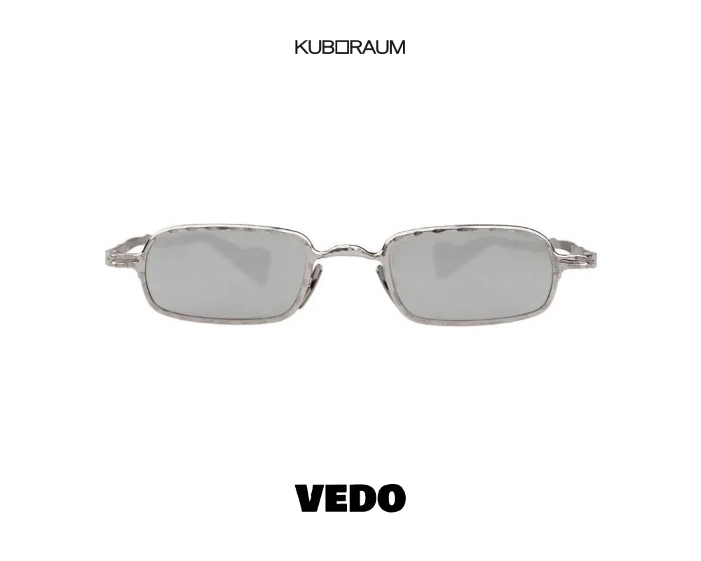 KUBORAUM Mask Z18 rectangular narrow metal sunglasses