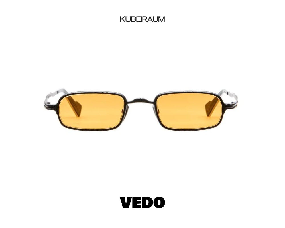 KUBORAUM Mask Z18 rectangular narrow metal sunglasses