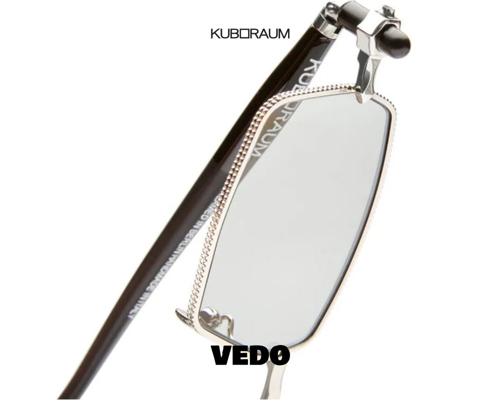 Metal square eyeglasses KUBORAUM Maske P73