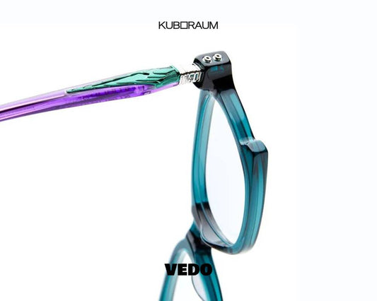 Kuboraum D71 woman Eyeglasses vedosunglasses.com green rain forest