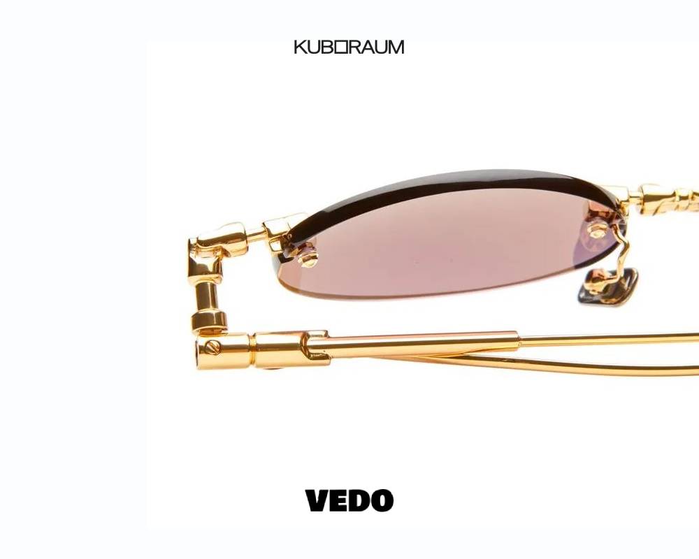 Kuboraum H62 Glasant Oval Sunglasses vedosunglasses.com gold