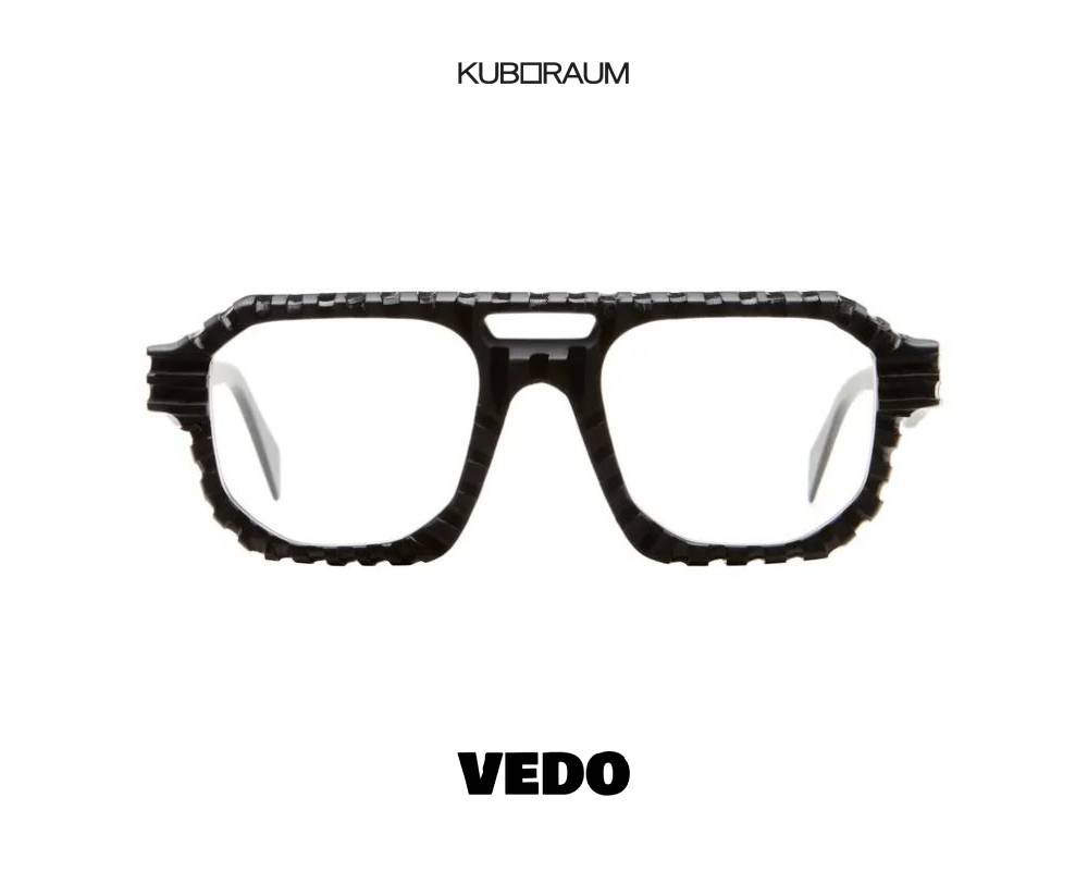 Kuboraum Mask K33 Double Bridge Aviator Design Eyeglasses