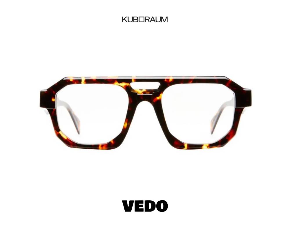 Kuboraum Mask K33 Double Bridge Aviator Design Eyeglasses