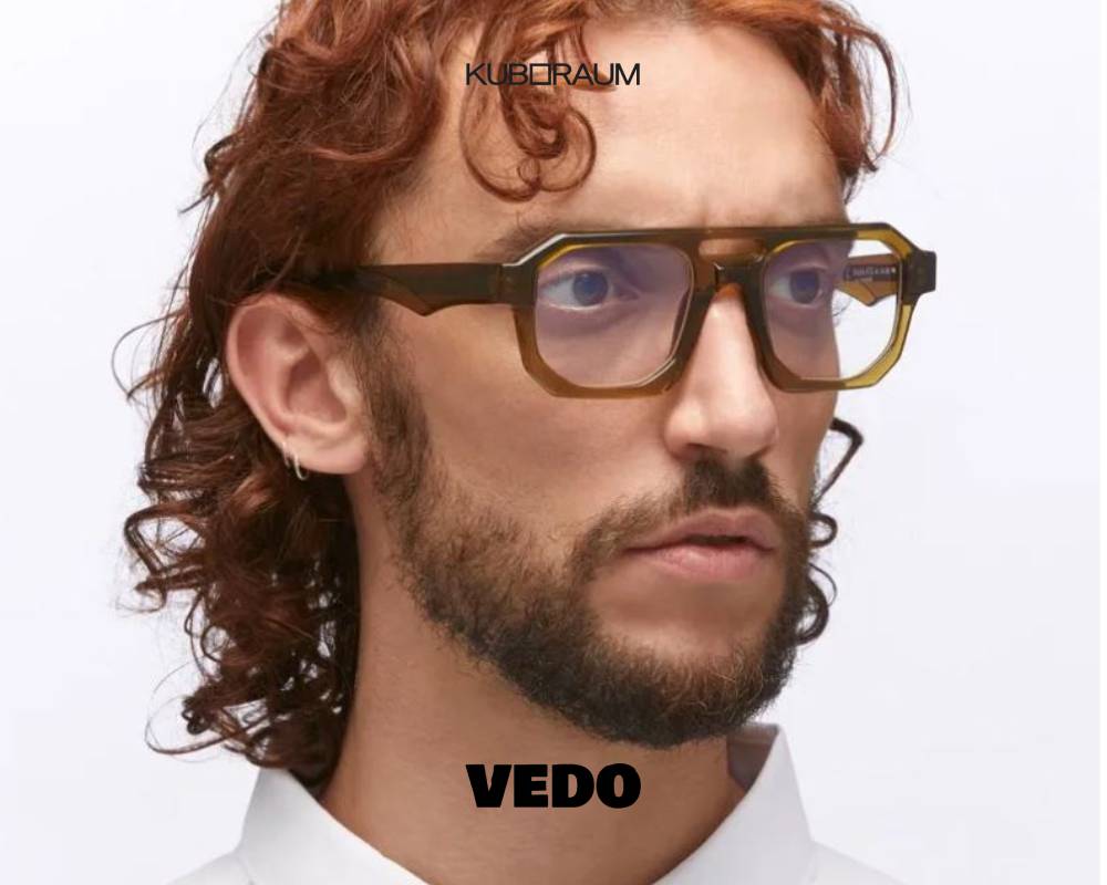 Kuboraum Mask K33 Double Bridge Aviator Design Eyeglasses