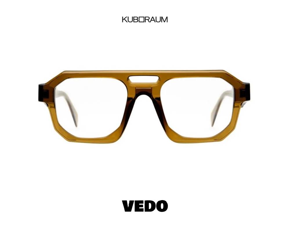 Kuboraum Mask K33 Double Bridge Aviator Design Eyeglasses
