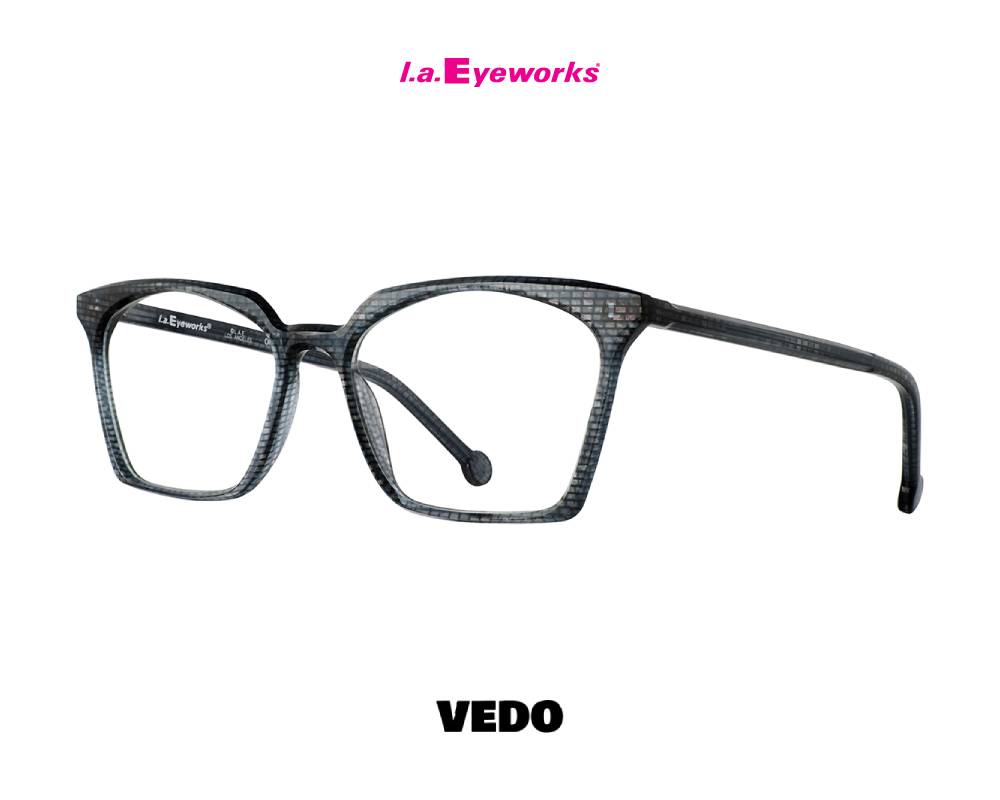 L.A. Eyeworks LEVI Feminine Squared Eyewear black