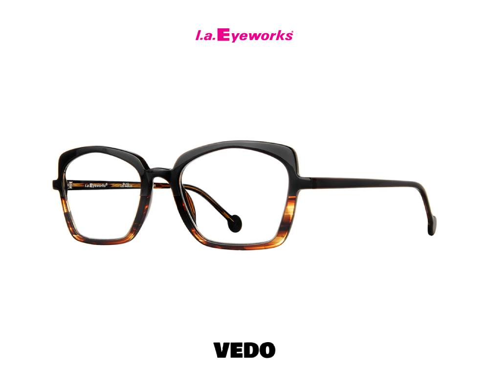 L.A. Eyeworks LOQUAT Women’s Eyeglasses brown black