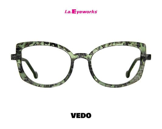 L.A. Eyeworks SEA RANCH butterfly Eyeglasses green