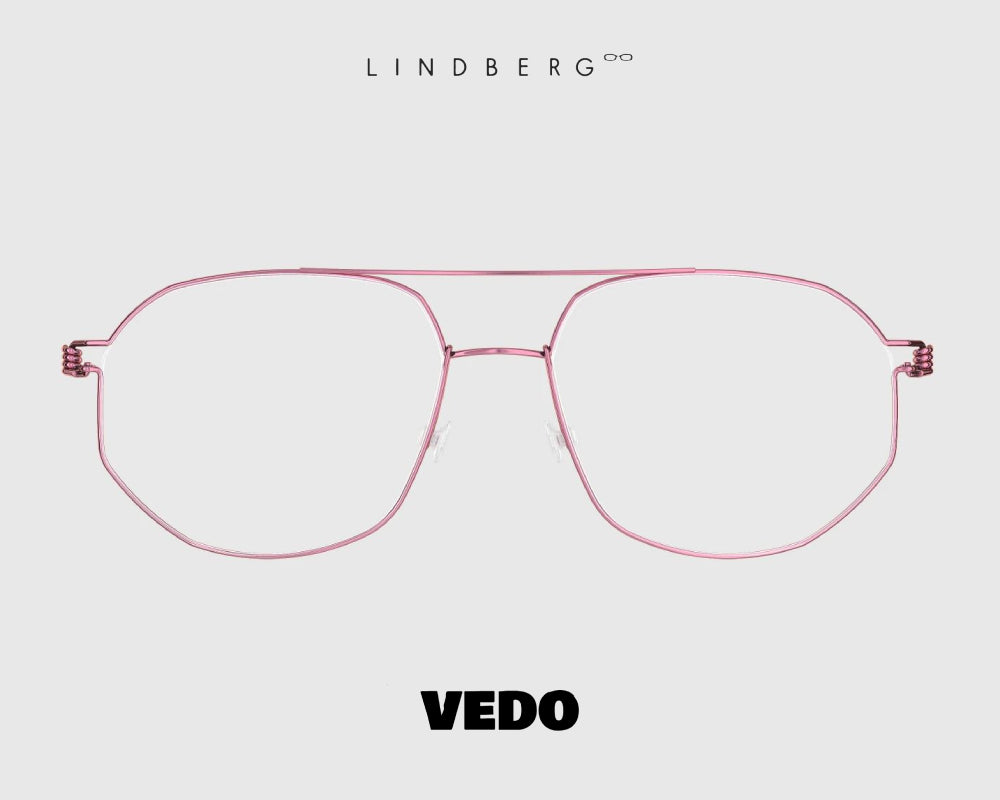 LINDBERG Air Titanium ANDREAS aviator eyeglasses vedosunglasses pink