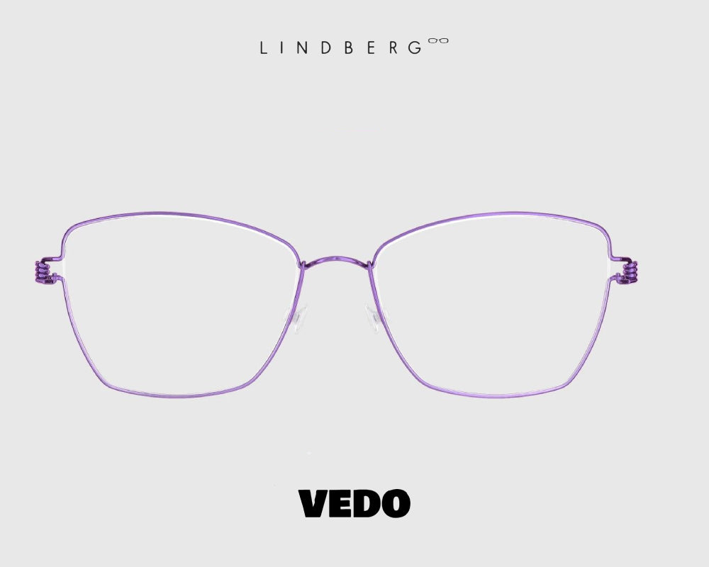 LINDBERG Air Titanium FEMKE cat eye eyeglasses vedosunglasses violet
