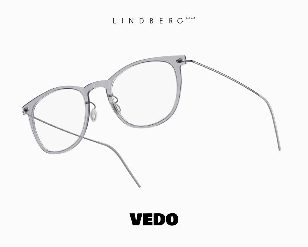 LINDBERG NOW 6529 Titanium Eyeglasses LIGHT GREY