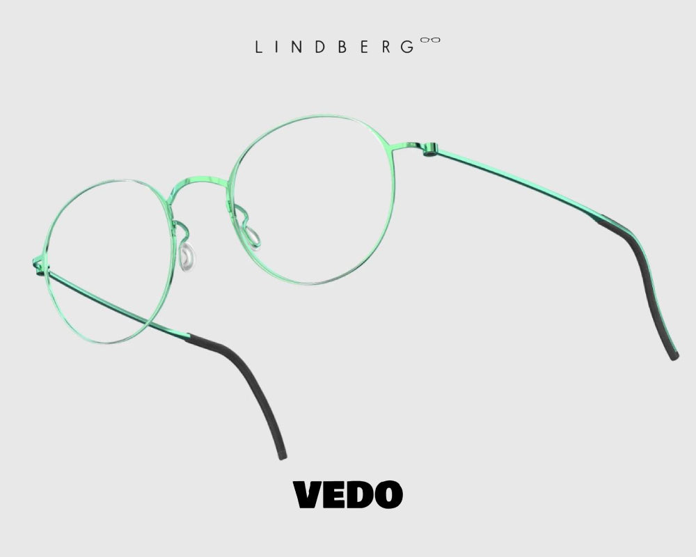 LINDBERG ThinTitanium 5504 round eyeglasses vedosunglasses green