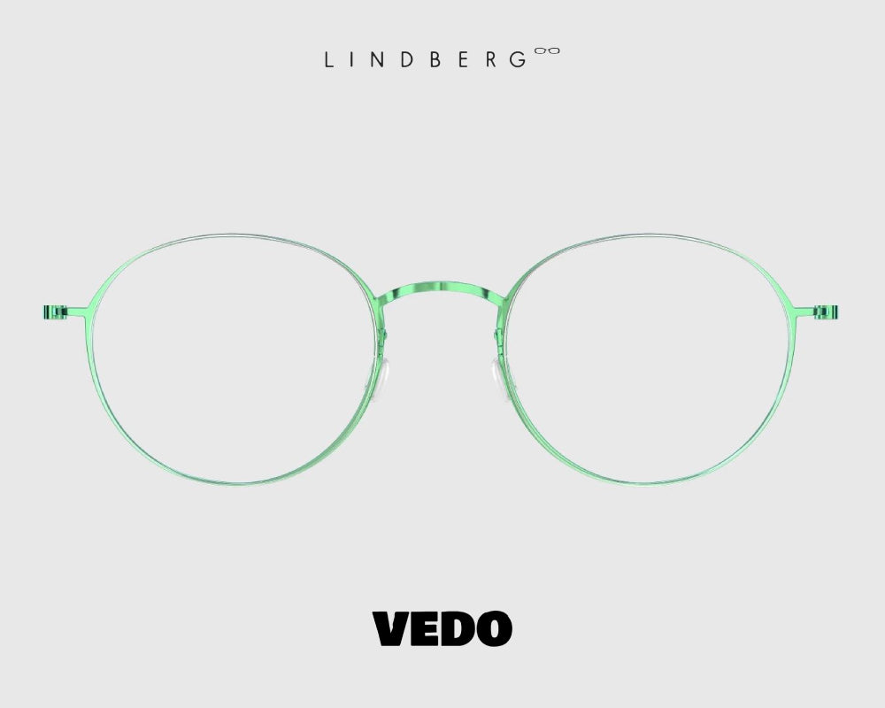 LINDBERG ThinTitanium 5504 round eyeglasses vedosunglasses green