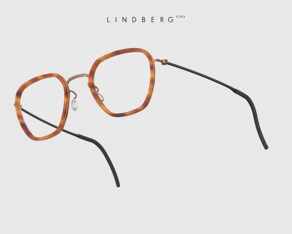 LINDBERG ThinTitanium 5806 trapezius eyeglasses vedosunglasses havana