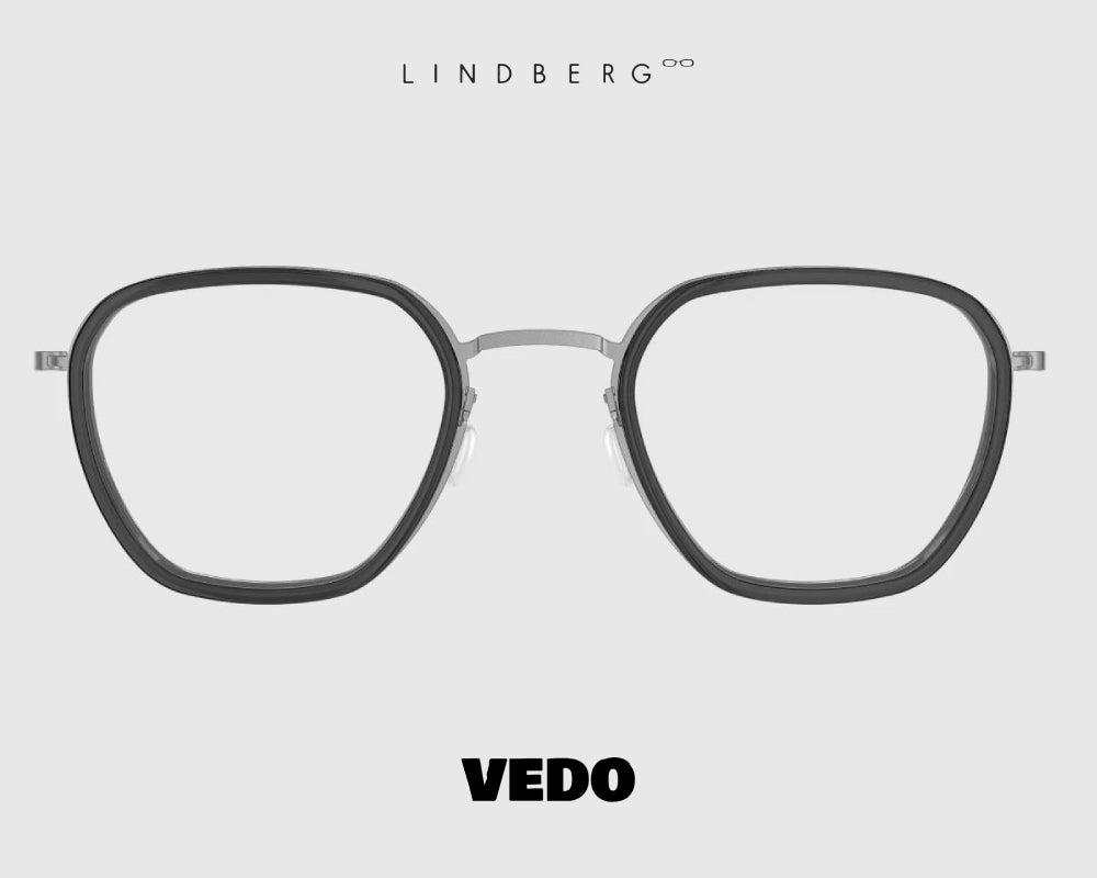 LINDBERG ThinTitanium 5806 trapezius eyeglasses vedosunglasses silver
