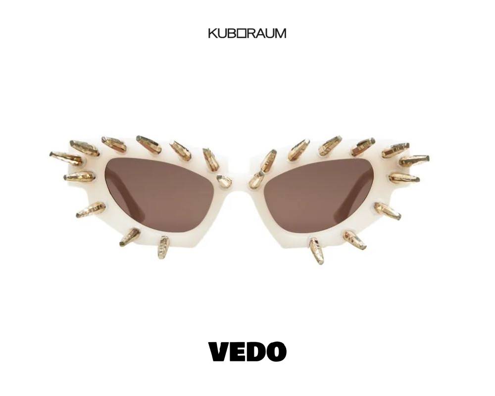 Limited Edition KUBORAUM F5 mask BM HC hypercore vedosunglasses white