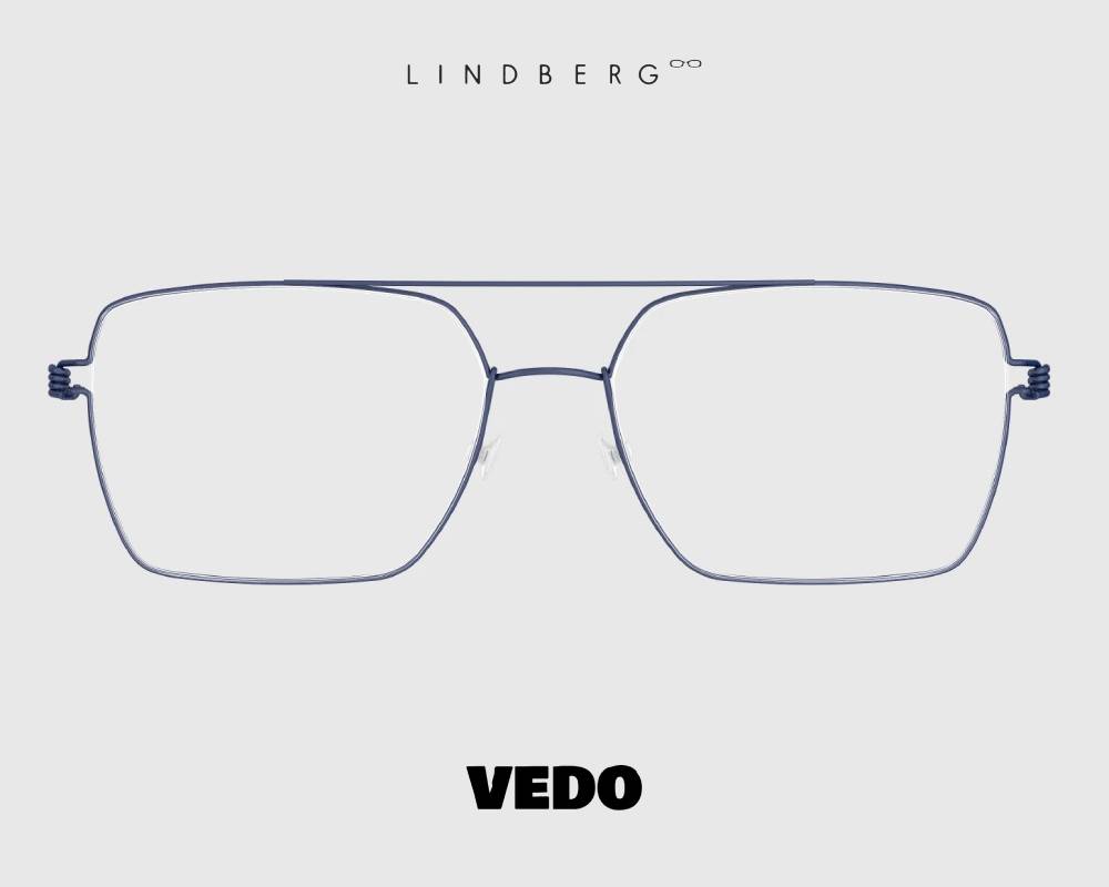 Lindberg Air Titanium Rim GUILLAUME Double Bridge Eyeglasses vedosunglasses blue