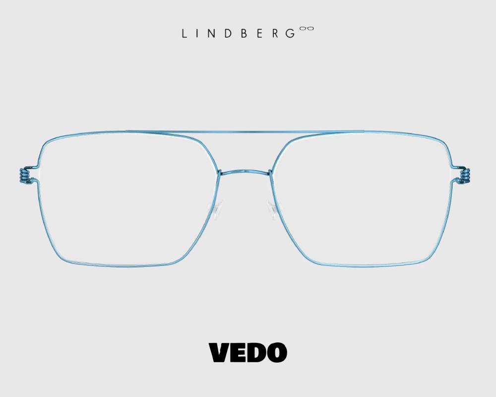 Lindberg Air Titanium Rim GUILLAUME Double Bridge Eyeglasses vedosunglasses light blue