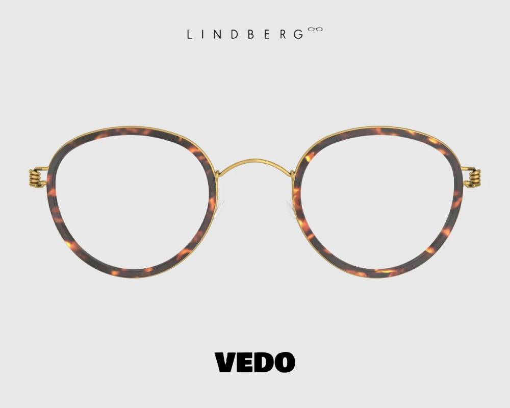 Lindberg Air Titanium Rim JACKIE Small Round Eyeglasses vedosunglasses gold