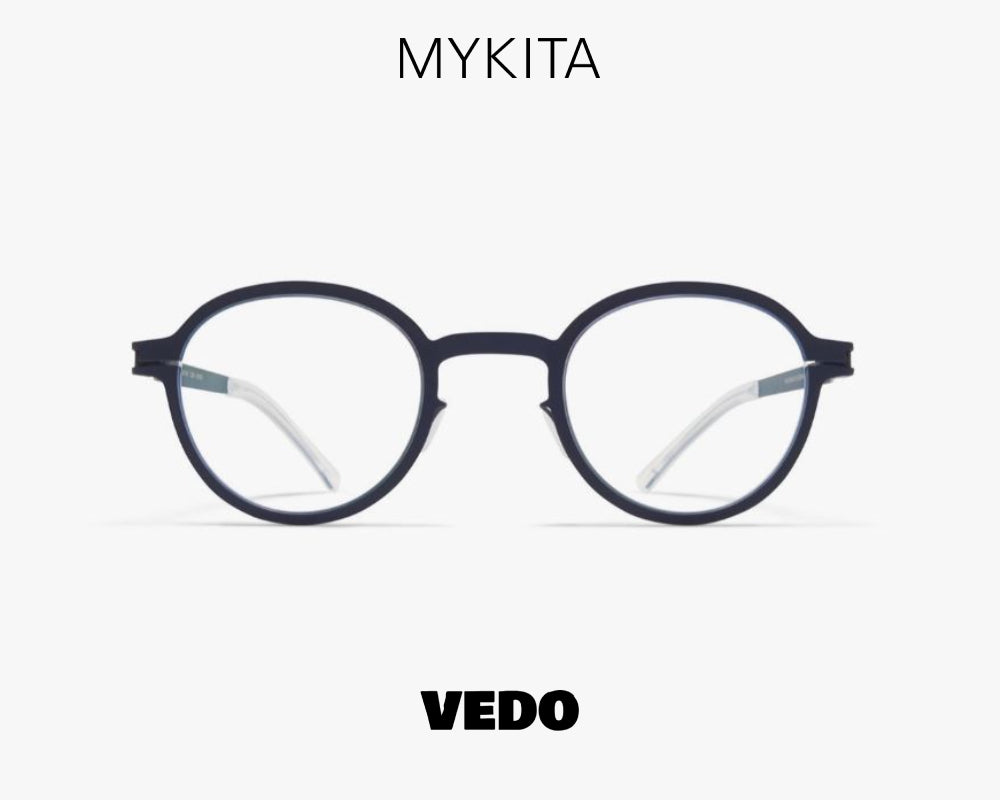 Round eyeglasses MYKITA Decades ROLLINS vedosunglasses blue navy