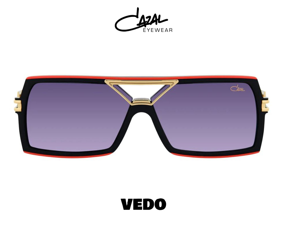 Multicolor sunglasses CAZAL model 8509 vedosunglasses black and red