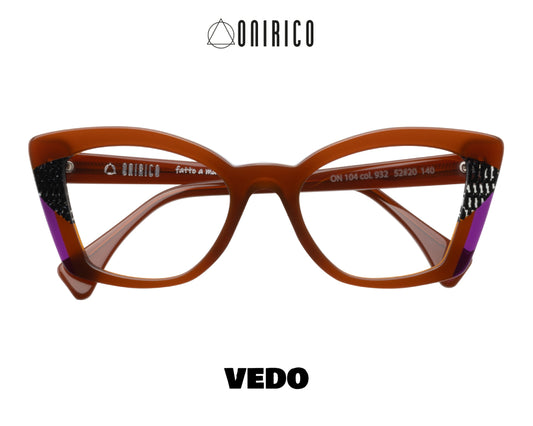 ONIRICO ON104 Oversize Butterfly Eyeglasses vedosunglasses.com brown