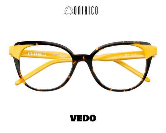 ONIRICO ON105 Oversize Butterfly Eyeglasses vedosunglasses.com yellow havana brown