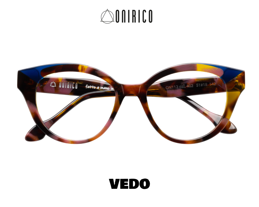 ONIRICO ON112 Round Cat-Eye Eyeglasses vedosunglasses.com pink havana