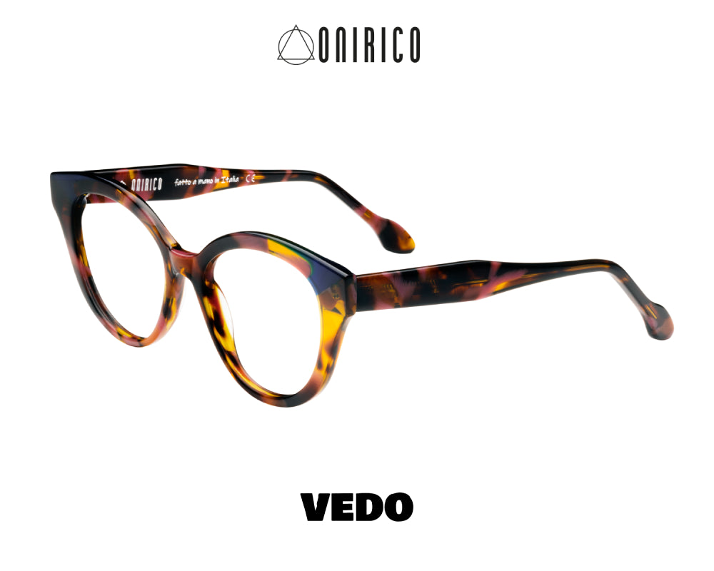 ONIRICO ON112 Round Cat-Eye Eyeglasses vedosunglasses.com pink brown havana