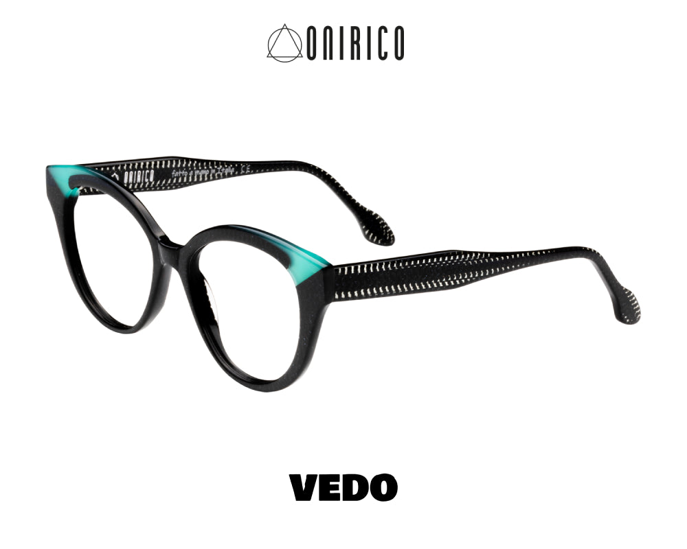 ONIRICO ON112 Round Cat-Eye Eyeglasses vedosunglasses.com black