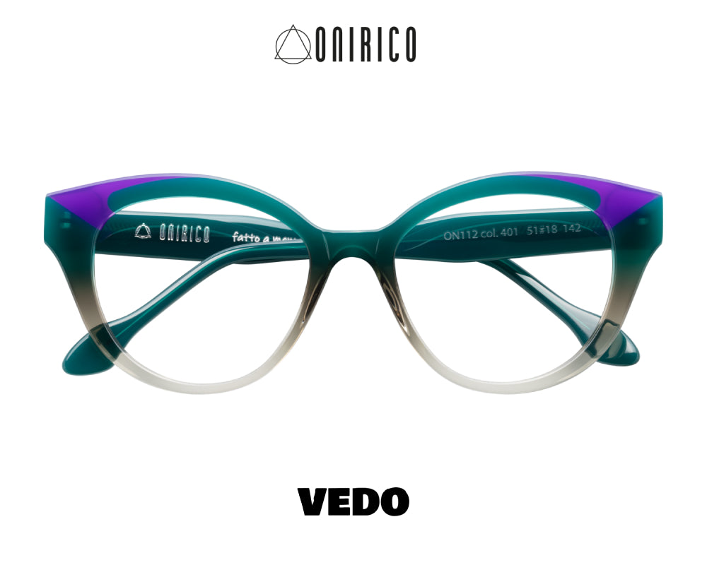 ONIRICO ON112 Round Cat-Eye Eyeglasses vedosunglasses.com green water