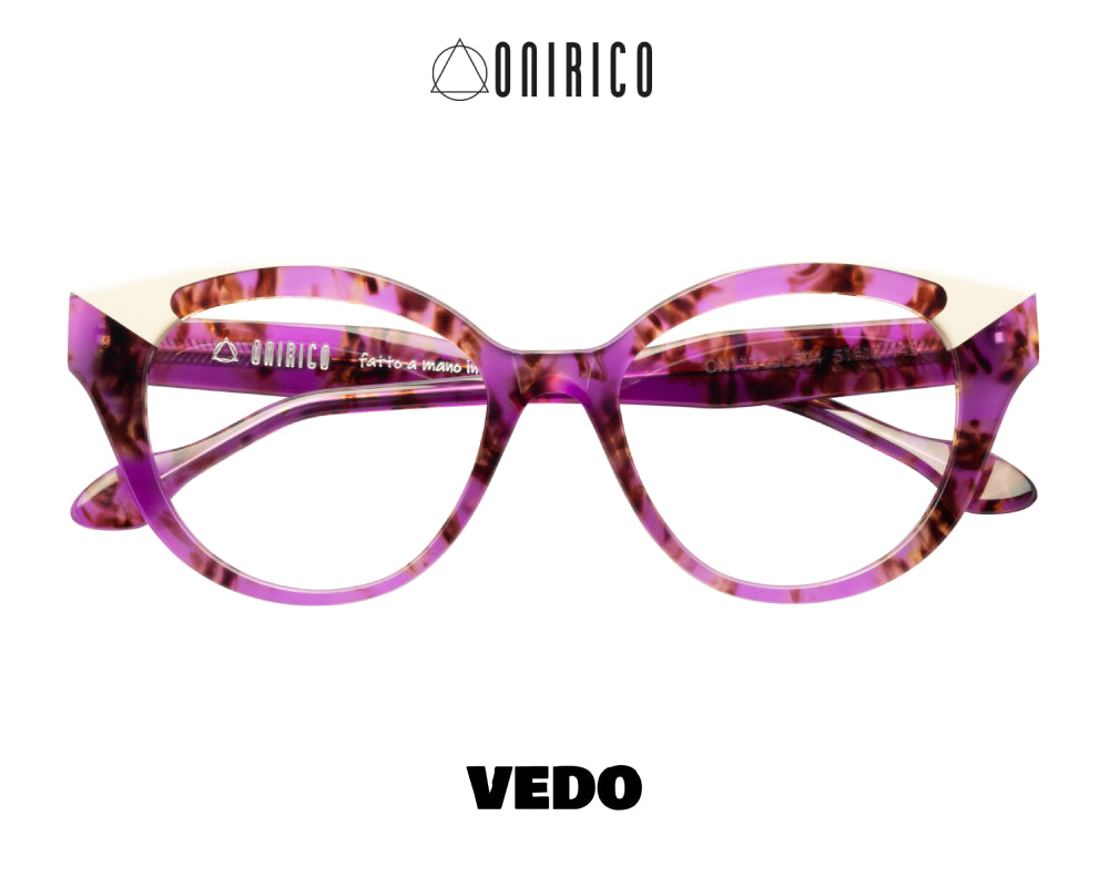 ONIRICO ON112 Round Cat-Eye Eyeglasses vedosunglasses.com purple violet