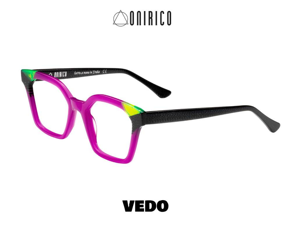ONIRICO ON114 Squared Cat-Eye Eyeglasses vedosunglasses.com fucsia