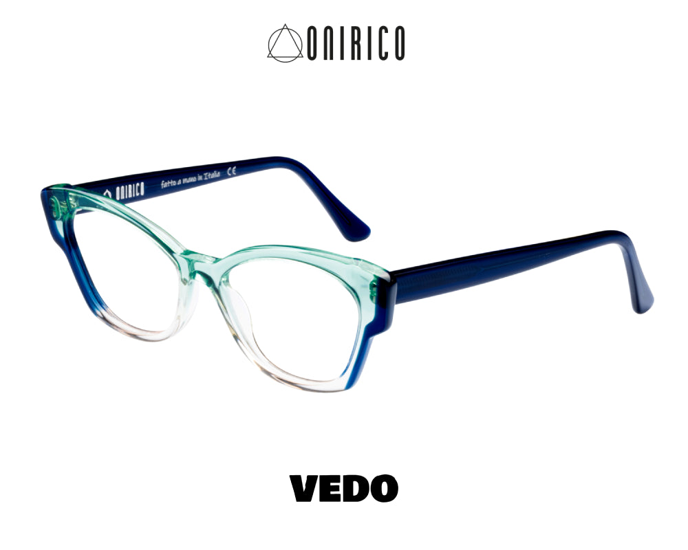 ONIRICO ON88 Tiny Cat-Eye Eyeglasses vedosunglasses.com light blue crystal