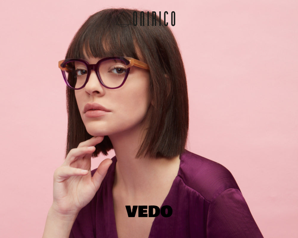 ONIRICO ON93 Teardrop Cat-Eye Eyeglasses vedosunglasses.com violet orange