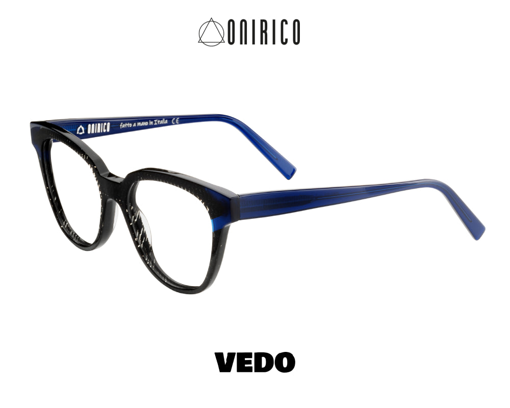 ONIRICO ON93 Teardrop Cat-Eye Eyeglasses vedosunglasses.com black blue