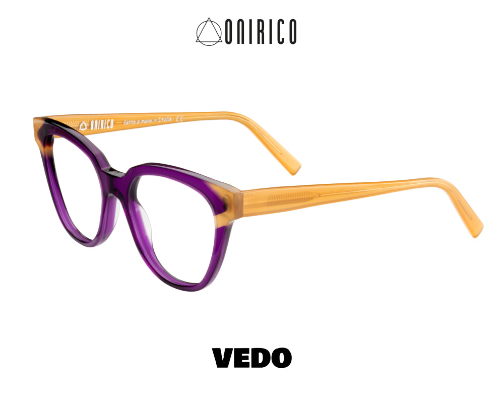 ONIRICO ON93 Teardrop Cat-Eye Eyeglasses vedosunglasses.com violet orange