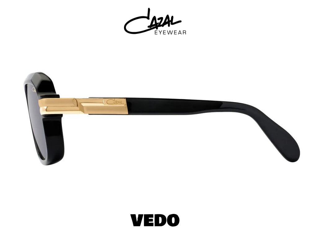 Oversize gold double bridge Cazal Model 663