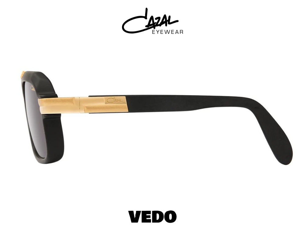 Oversize gold double bridge Cazal Model 663