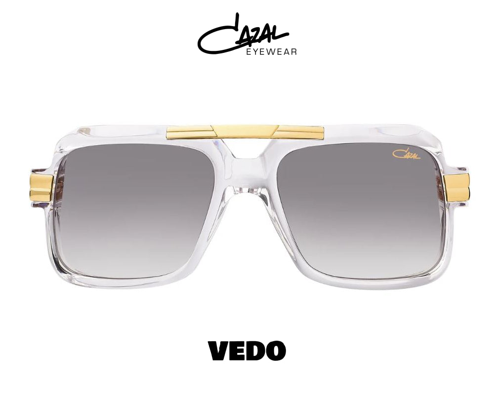 Oversize gold double bridge Cazal Model 663