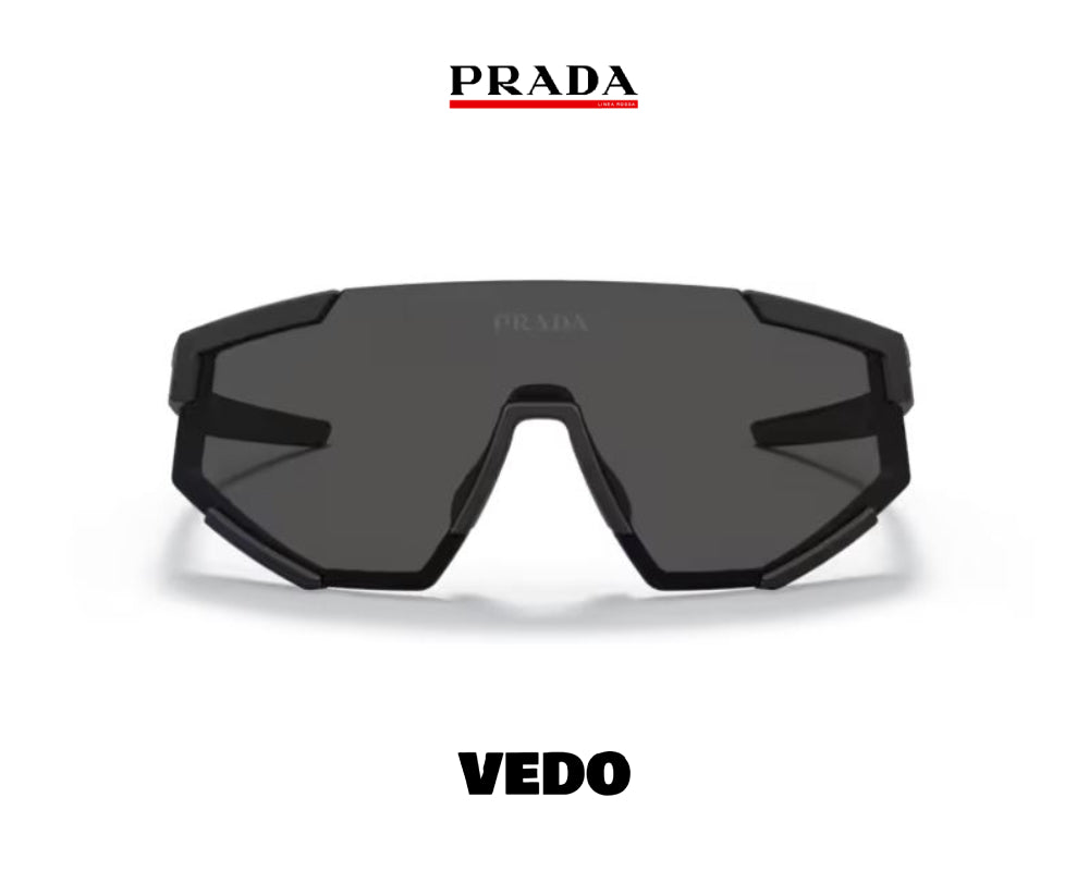 Prada Linea Rossa PS 04WS wraparound sunglasses vedosunglasses.com black