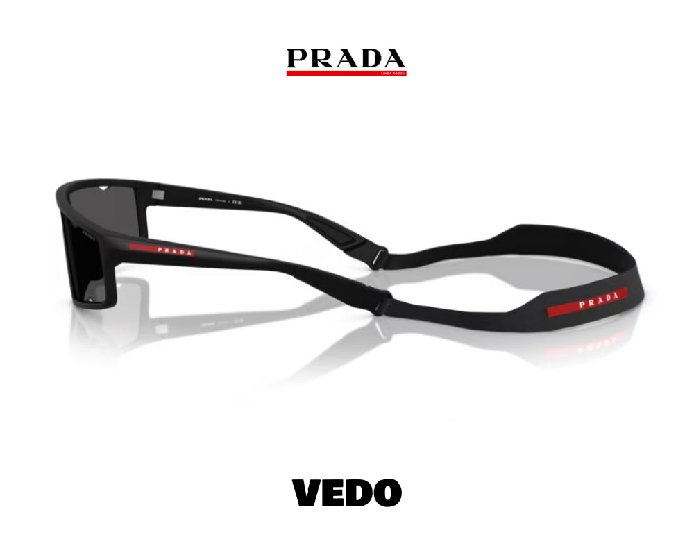 Prada Linea Rossa PS A 03S wraparound sunglasses vedosunglasses black