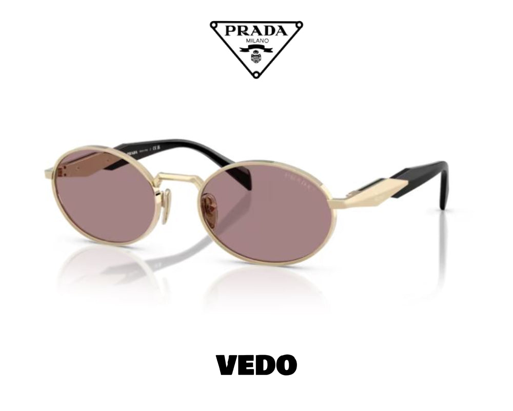 Prada PR 65ZS oval sunglasses vedosunglasses.com black and brown